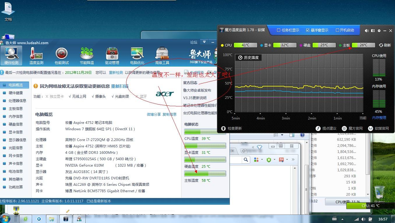 电脑主板温度多少是正常？